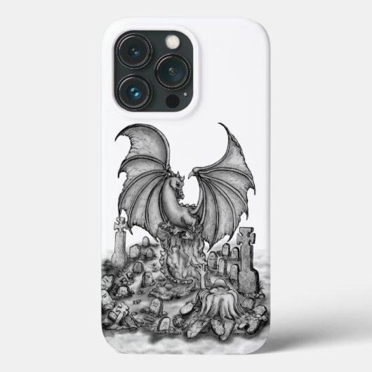 Draak met Zombie Case-Mate iPhone Case (Achterkant)
