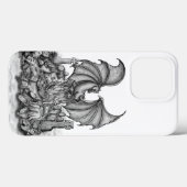 Draak met Zombie Case-Mate iPhone Case (Achterkant (horizontaal))