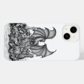 Draak met Zombie Case-Mate iPhone Case (Achterkant (horizontaal))
