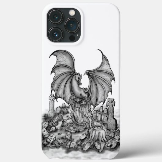Draak met Zombie Case-Mate iPhone Case (Achterkant)