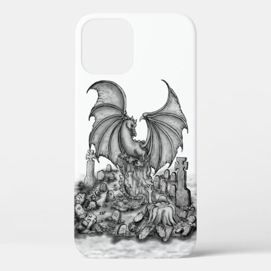 Draak met Zombie Case-Mate iPhone Case (Achterkant)
