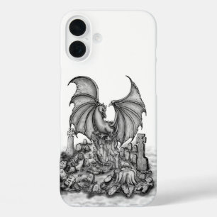 Draak met Zombie iPhone 16 Plus Hoesje