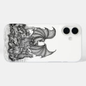 Draak met Zombie Case-Mate iPhone Case (Achterkant (horizontaal))