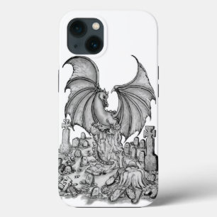 Draak met Zombie iPhone 13 Hoesje
