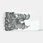 Draak met Zombie Case-Mate iPhone Case (Achterkant (horizontaal))