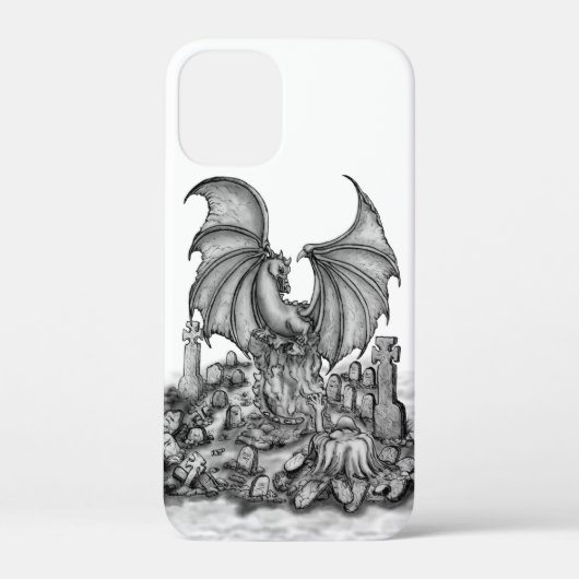 Draak met Zombie Case-Mate iPhone Case (Achterkant)
