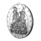Draak met Zombie Dartbord (Voorkant Rechts)