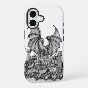 Draak met Zombie iPhone 16 Hoesje