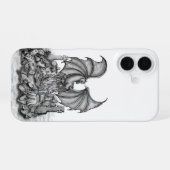 Draak met Zombie iPhone 16 Hoesje (Achterkant horizontaal)