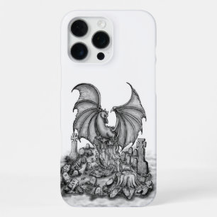 Draak met zombie iPhone 16 pro max hoesje