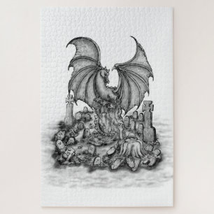 Draak met Zombie Legpuzzel