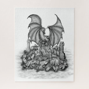 Draak met Zombie Legpuzzel