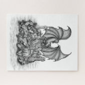 Draak met Zombie Legpuzzel (Horizontaal)
