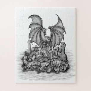 Draak met Zombie Legpuzzel
