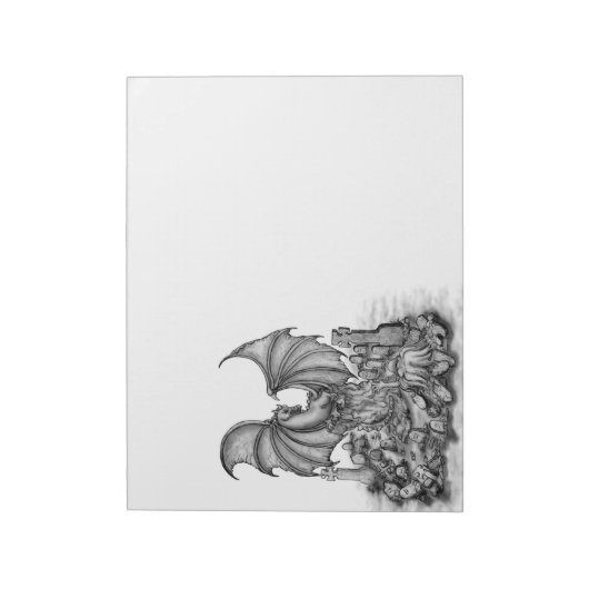 Draak met Zombie Notitieblok (Linkerzijde)