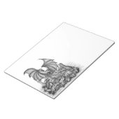 Draak met Zombie Notitieblok (Schuin)