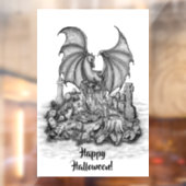 Draak met Zombie Raamsticker (Vel 2)