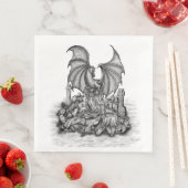 Draak met Zombie Servet (Insitu)