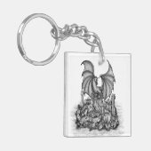 Draak met Zombie Sleutelhanger (Voorkant Links)