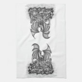 Draak met Zombie Theedoek (Verticaal)
