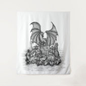 Draak met Zombie Wandkleed (Voorkant)