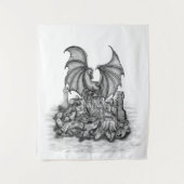 Draak met Zombie Wandkleed (Voorkant)