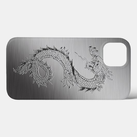  draak Metaal bekijken Case-Mate iPhone Case (Achterkant (horizontaal))