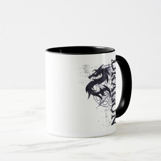 Draak. Mok (Voorkant rechts)