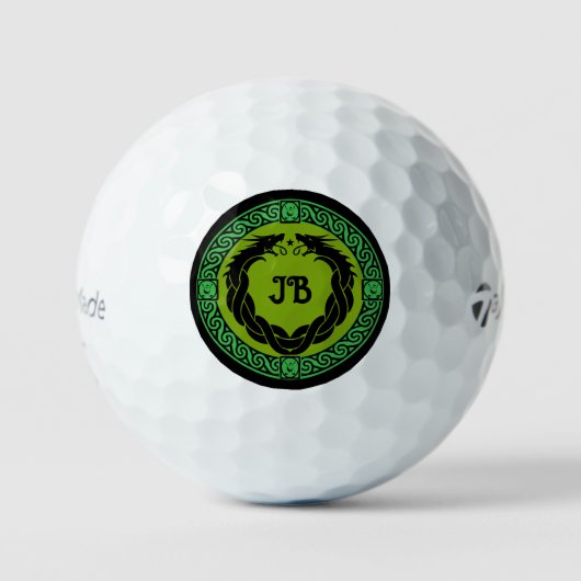 Draak Mythisch Wezen Golfballen (Voorkant)