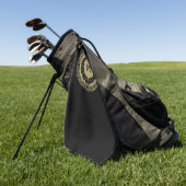 Draak Mythisch Wezen Golfhanddoek (Groen)