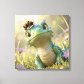 Draak naar Bij :-) Canvas Afdruk (Voorkant)