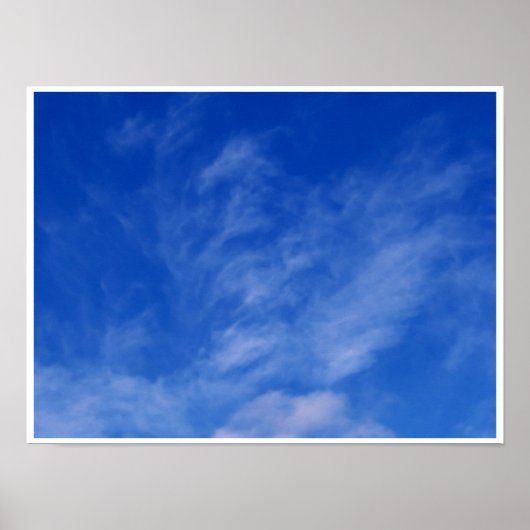 Draak of Unicorn in de wolken ~ Poster / Afdrukken (Voorkant)