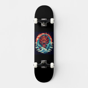 Draak onder de golven persoonlijk skateboard