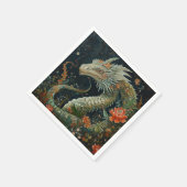 Draak Ontwerp Servet (Hoek)