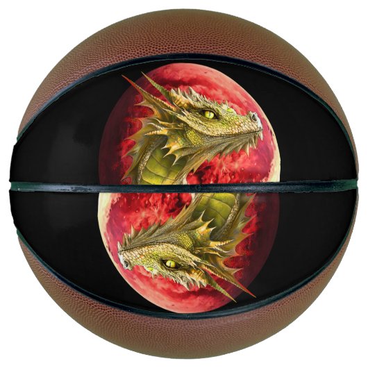Draak op Bloody Moon Basketbal (Voorkant)