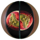 Draak op Bloody Moon Basketbal (Verticaal)