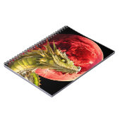 Draak op Bloody Moon Notitieboek (Linkerzijde)