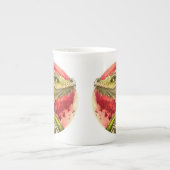 Draak op Bloody Moon Porselein Kop (Voorkant)