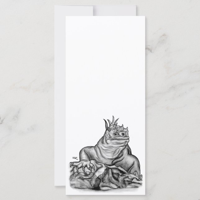 Draak op de rots (Voorkant)