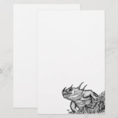 Draak op de rots briefpapier (Voorkant / Achterkant)