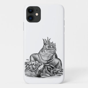 Draak op de rots iPhone 11 hoesje