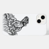 Draak op de rots Case-Mate iPhone case (Achterkant (horizontaal))