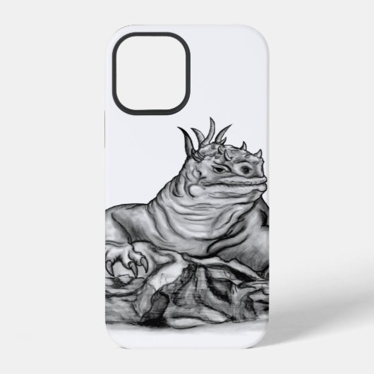 Draak op de Rots iPhone Hoesje (Achterkant)