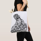 Draak op de rots tote bag (Dichtbij)