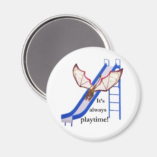 Draak op dia magneet (Voorkant / Achterkant)