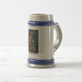 Draak op een fiets bierpul (Voorkant rechts)