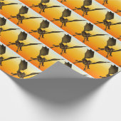 Draak op Fiery Sky Cadeaupapier (Hoek)