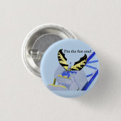 Draak op het Onderzetter Roller Ronde Button 3,2 Cm (Voorkant /achterkant)
