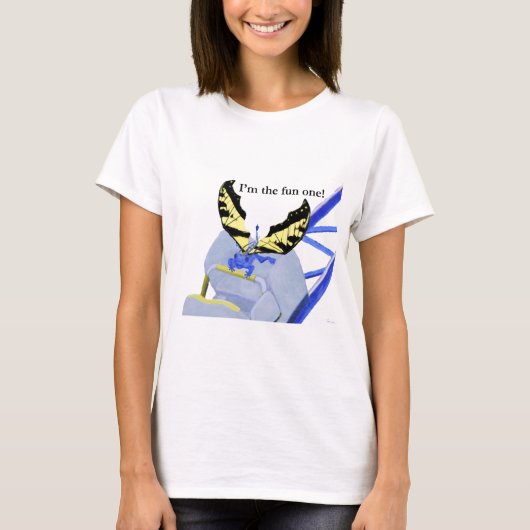 Draak op het Onderzetter Roller T-shirt (Voorkant)
