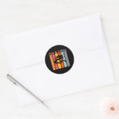 Draak op je ronde sticker (Envelop)